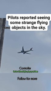 14 reactions | "Pilots reported seeing some strange flying objects in the sky #micma #Planes #aviation | Mich Mwakapiki | Facebook