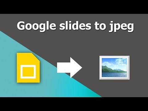 How to Convert slides to JPEG Image using Google slides
