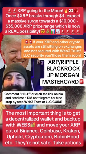 Secure your XRP and other cryptos with a Web3 security backup! #XRP #Web3 #Skyrocket