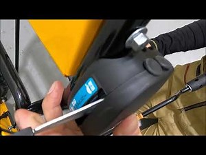 エンジン除雪機 HG K25 【組立】 アクセルボックスの取付け