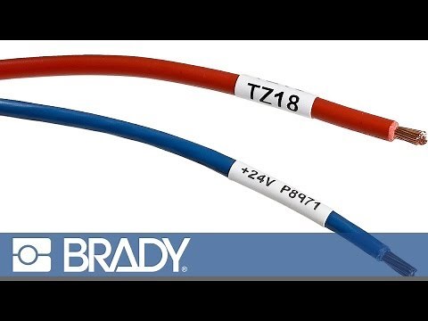 Create a Cable Marker Label with the Brady BMP71 Label Printer