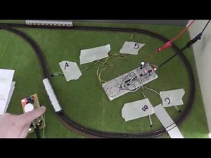 Bahnübergang für die Modellbahn (Arnold Spur N, analog) mit iR Lichtschranken