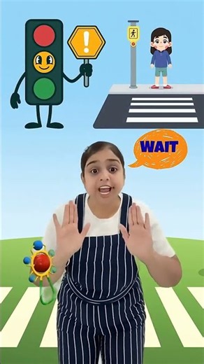 Traffic Light Song 🚦 | Red Stop, Yellow Wait, Green Go for Kids