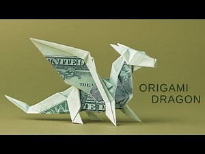 Money Origami Dragon – Epic Dollar Bill Fold for Fantasy Lovers!