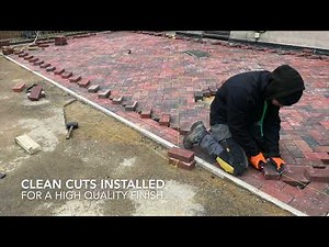 Herringbone Brindle Red Driveway