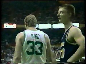 Bird, McHale, Parish & Lewis vs Indiana Pacers (1991 ECR1 Game 1)