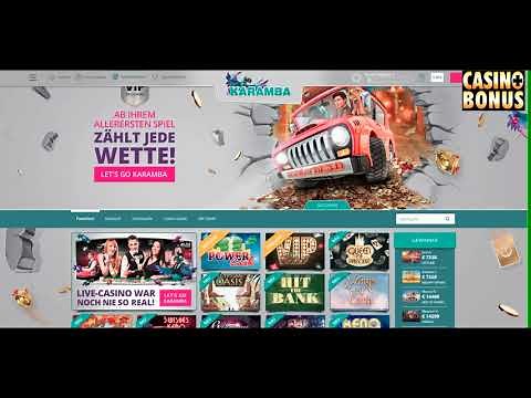 🎁 5 € Bonus ohne Einzahlung im Karamba Casino + 100% bis zu 200 € + 100 Freispiele