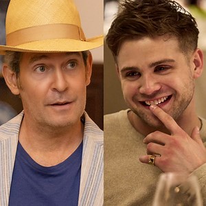 Tom Hollander and Leo Woodall React to That Shocking White Lotus Scene