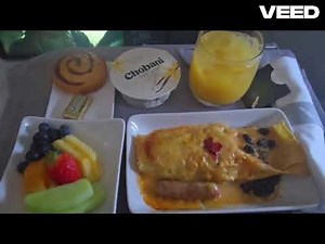 American Airline A321neo First Class meals LAX - Honolulu, Hawaii