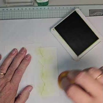 Learn how to do the faux tearing technique in this video. #cardmakingtechnique #cardmakingtips