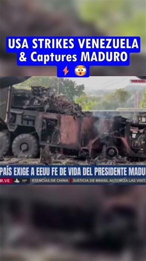 🇺🇸⚡United States CAPTURES Dictator MADURO in daring helicopter Raid | Venezuela