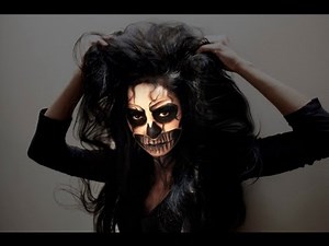Sexy Skeleton Halloween Makeup - Lady Gaga