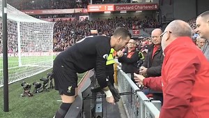 Love this from Adrian after Liverpool FC beat Leicester 🧤❤️ | Liverpool FC - Liverpool Echo