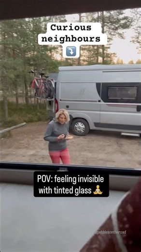 Feeling invisible with tinted glass