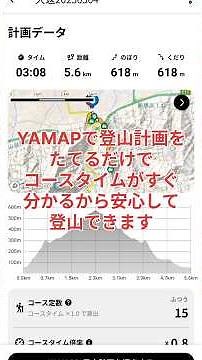 YAMAPの使い方(登山計画の作り方)