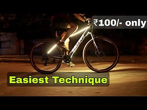 How to Install TRON Type LED Lights in Bicycle?