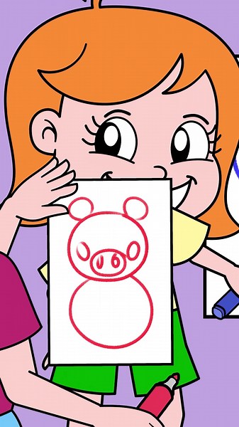 Simple drawings for Kids that everyone can draw! #learning #cartoons