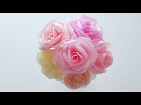 DIY Coffee Filter Rose
