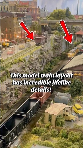 Amazing Model Train Layout! (Amherst Railroad Hobby Show 2025) #modeltrains #trainshorts