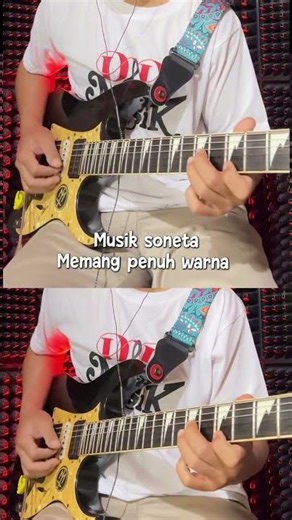 Candu banget sama intro lagu ini #shortvideo #gitarcover #rhomairama #soneta