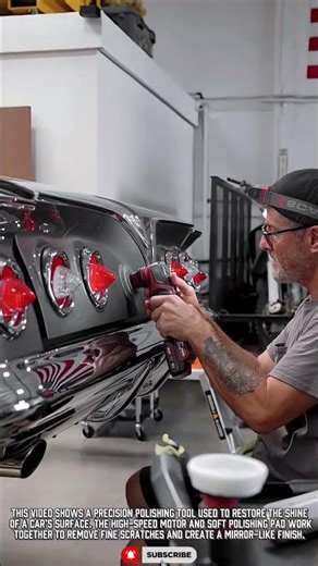 Precision Polishing Tool for Car Detailing #automobile