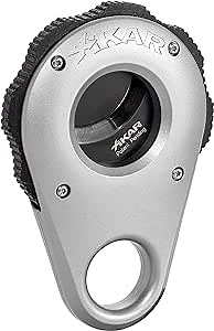 Xikar Revolution Rotary Action Cigar Cutter Power Assisted Cutting (Silver)