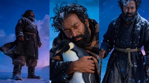 മരുഭൂമിയില്ല, കൊടും തണുപ്പ് മാത്രം; വൈറലായി 'മഞ്ഞുജീവിതം'; വീഡിയോ