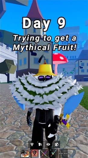 Day 9 of Trying to Roll a Mythical Fruit 🍀#bloxfruits #roblox #smokefruit #mythical #gaming #shorts