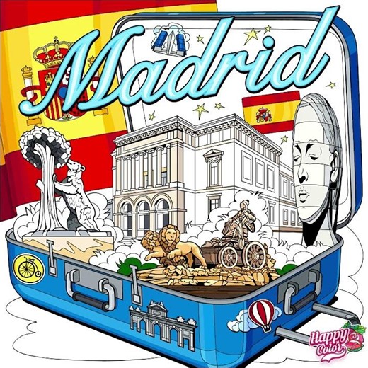 [Happy Color] Travel to Madrid, Spain 🇪🇸