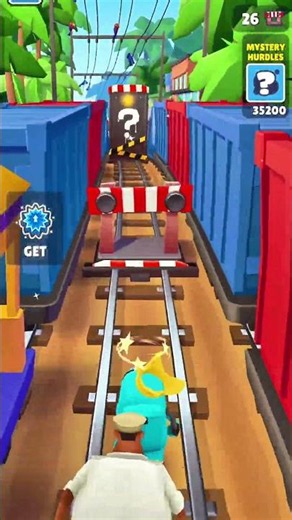 😵‍💫Subway surfers among us characters running on track 😱😱#subwaysurfers #short #shorts
