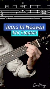 3.3K views · 34 reactions | Tears In Heaven song By Eric Clapton - Acoustic guitar + Tab #guitartutorial #guitartab #guitarlesson #acousticguitar #guitarcover | Six String Serenade | Facebook