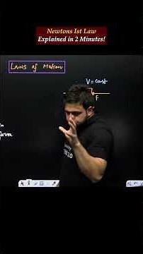 Newtons First Law Explained | Yawar Manzoor Sir