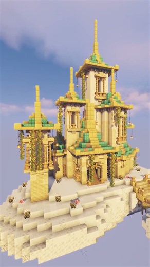 air temple minecraft build showcase #minecraft #minecraftbuilding #minecraftbuild