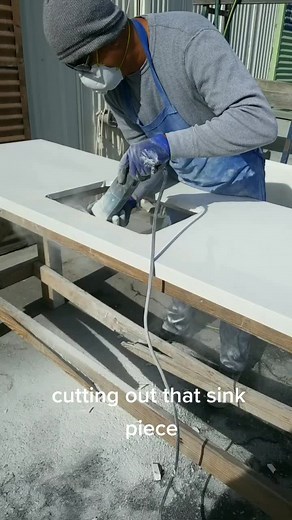#MadewithKAContest #contruction #granite #cutting #counter #top