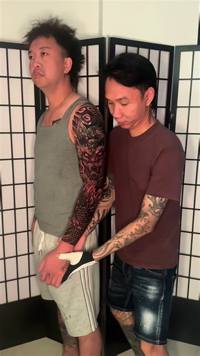 sua lại canh tay cho a trai 1,5🍠#xamhinhnamtuliem #nhatco #xamhinhnghethuat #tattoo