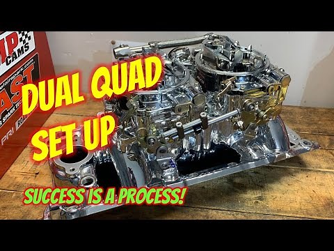 Dual Quad Carburetor Set Up