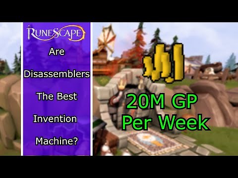 Are Disassemblers The Best Invention Machine For Making GP? | Runescape 3 (RS3)