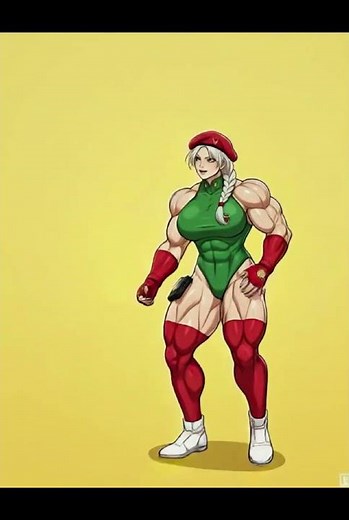 Cammy’s Muscles Explode 💪 | Female Muscle Growth feat. Chun-Li