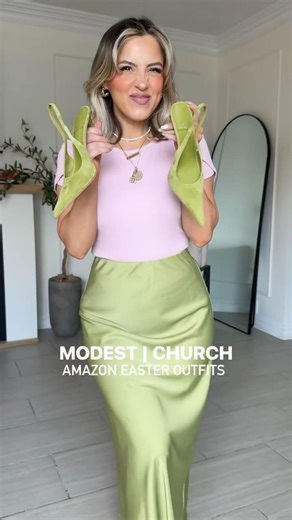 Modest Church Outfits for Easter 🤍 Link in the description! 👏🏼