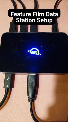 #featurefilm #datahandling #DataStation setup. #behindthescenes #owc #owcthunderbolthub #hedge Hedge #SandiskExtreme #SanDiskExtremePortableSSD SanDisk | Chung Dha