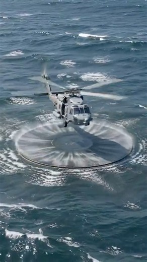 The Rotor Wash Hit The Water And The Ocean Tried To Become Air