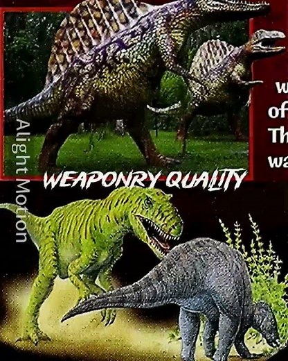 Spinosaurus vs Allosaurus (Weird n Wild Creatures inverse) | got a bit lazy at the end