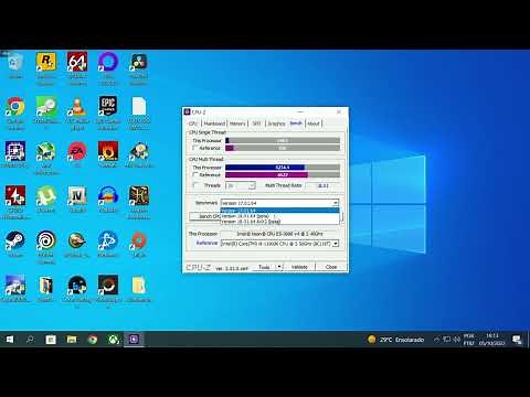 CPU-Z XEON E5 2680V4 TESTE