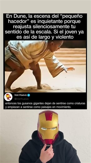 La escena del pequeño gusano de arena es realmente aterradora | Dune