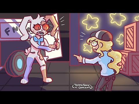 Vanny Has a Crush on Vanessa?!?! (FNAF: Security Breah Comic Dub)