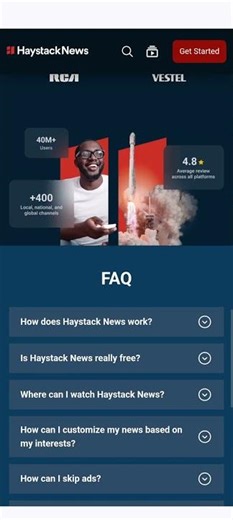 11. Haystack News. website. app. reviews