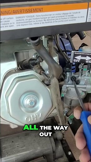 Generator Repair: Easy Carburetor Access