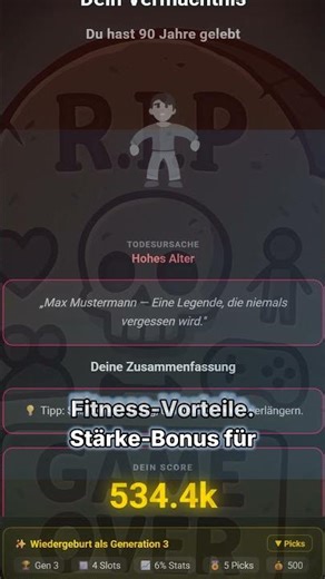 Alle PRESTIGE-BONI gerankt! Der BESTE Pick! | Lebenssimulator #Shorts