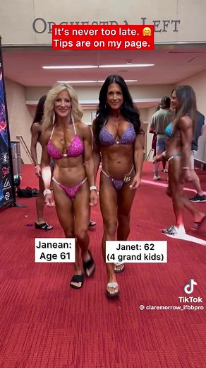 These are bikini competitiors over 60 yrs old. Notice they all have breast implants. In bikini category big boobs is a must. I had my implants removed from complications but had them when I competed in bikini. #bikinicompetition #over60women #70yrold #fitcountryally #getfitwithalice54