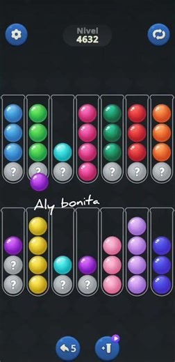 Ball sort puzzle level 4632 #puzzle #colors #level #nivel #resolución #gameplay #gaming